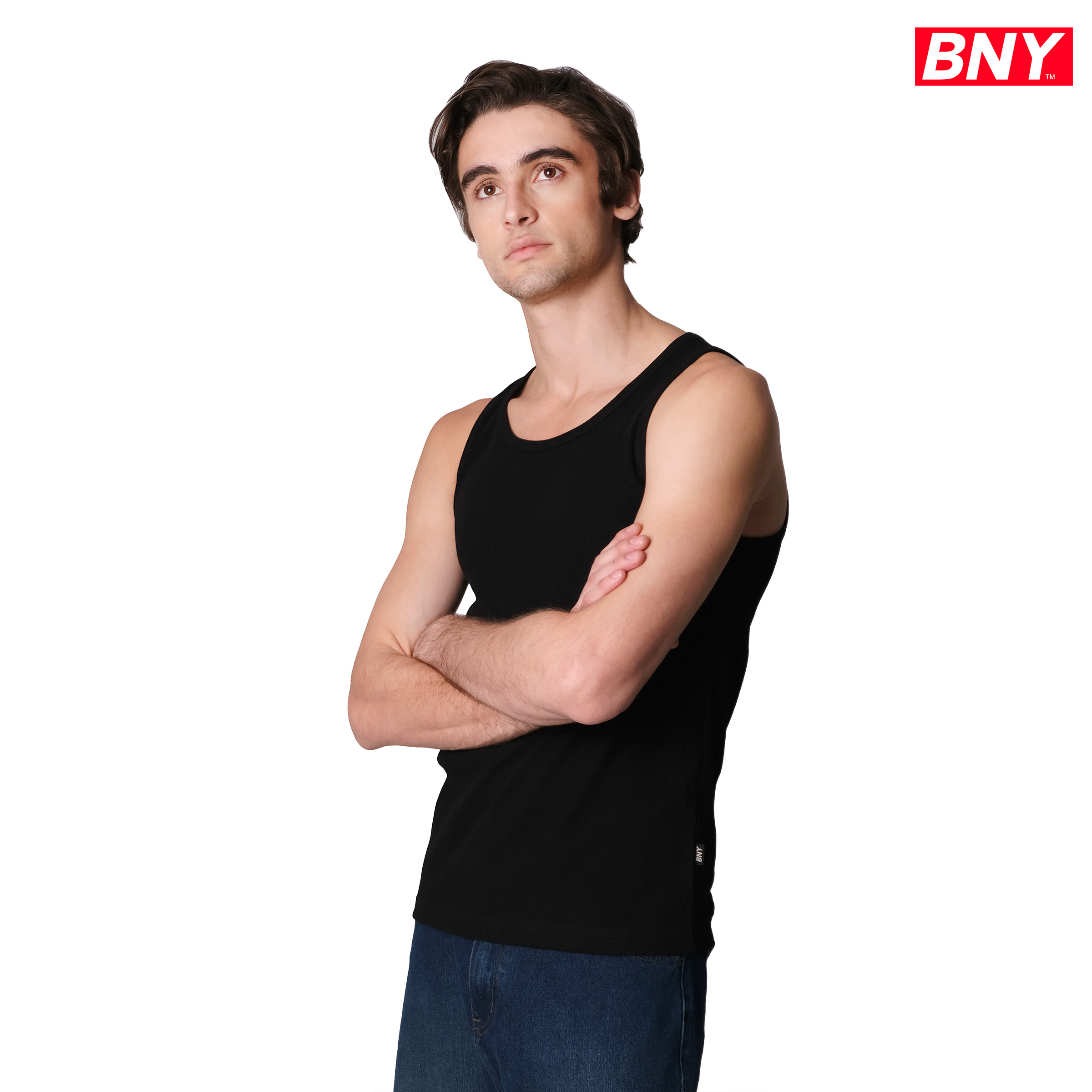 BNY MEN'S RIBBED TANK TOP (485)